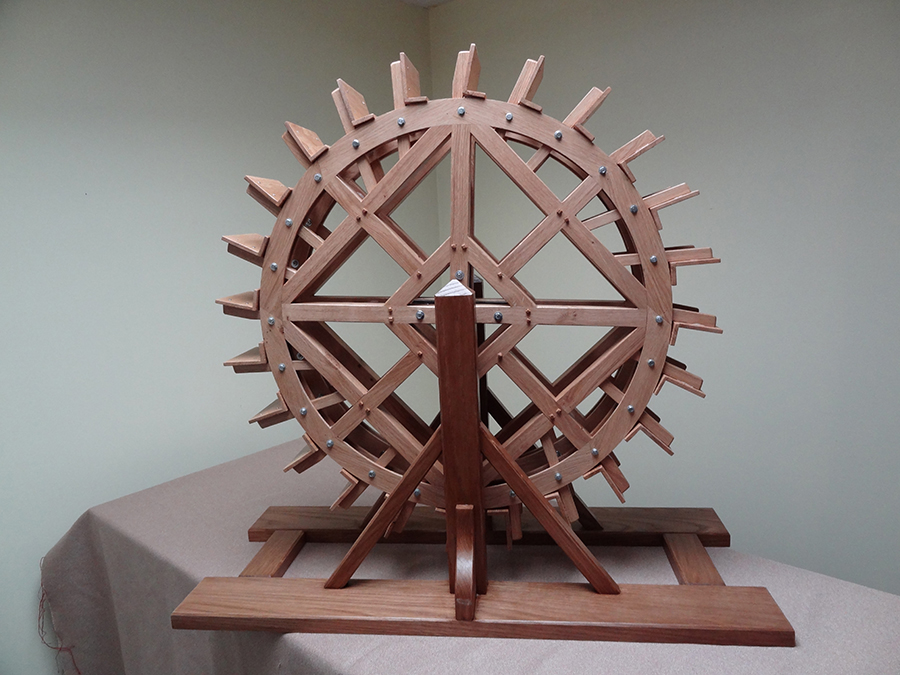 Reproduction roue moulin Argences