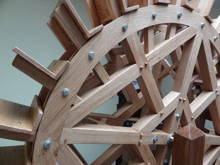 Miniature roue moulin Argences