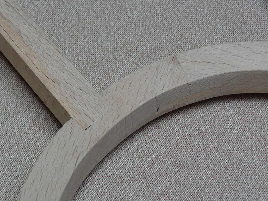 Reproduction assemblage fourgon coin rond