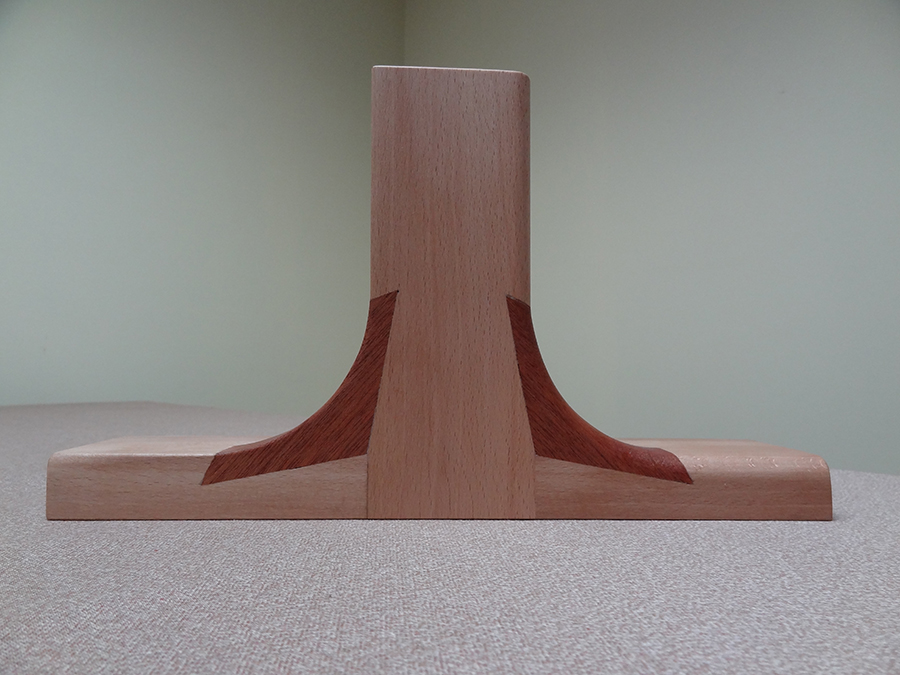 Assemblage de coin rond