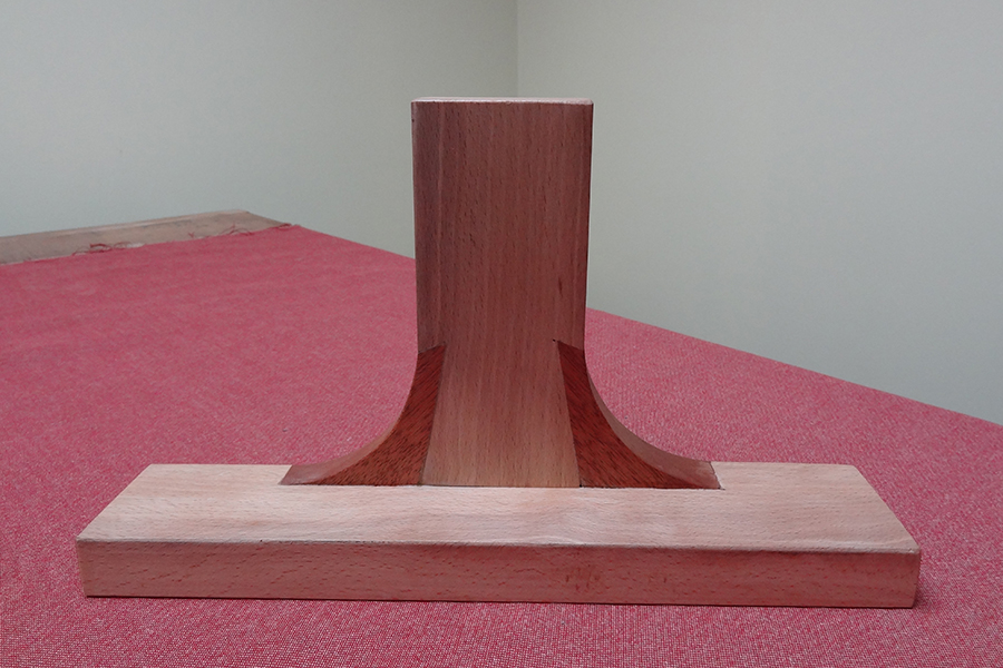 Assemblage de coin rond