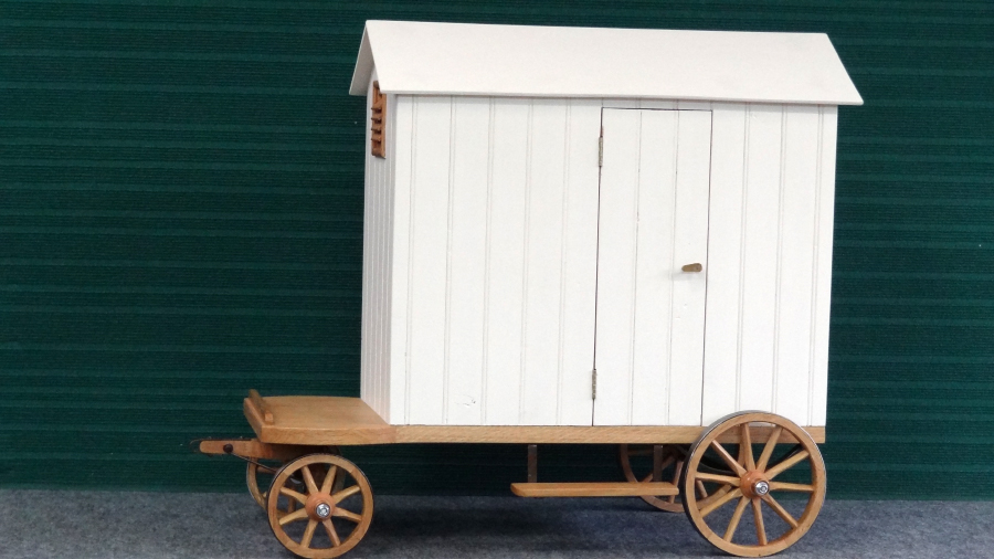 Reproduction cabine de plage de Trouville