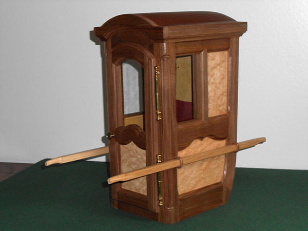 Reproduction chaise aux porteurs