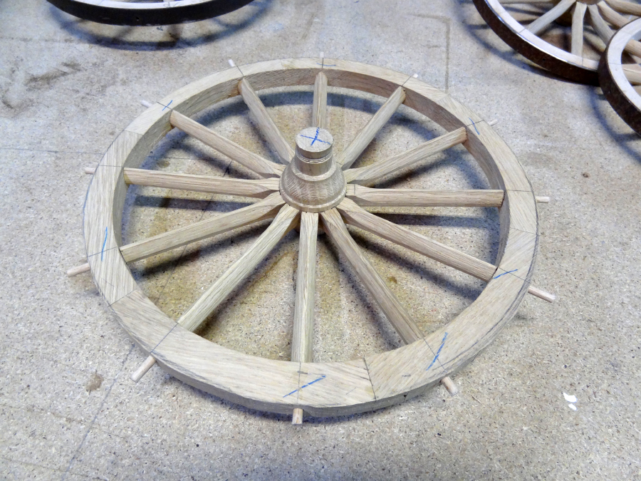Assemblage d'une roue