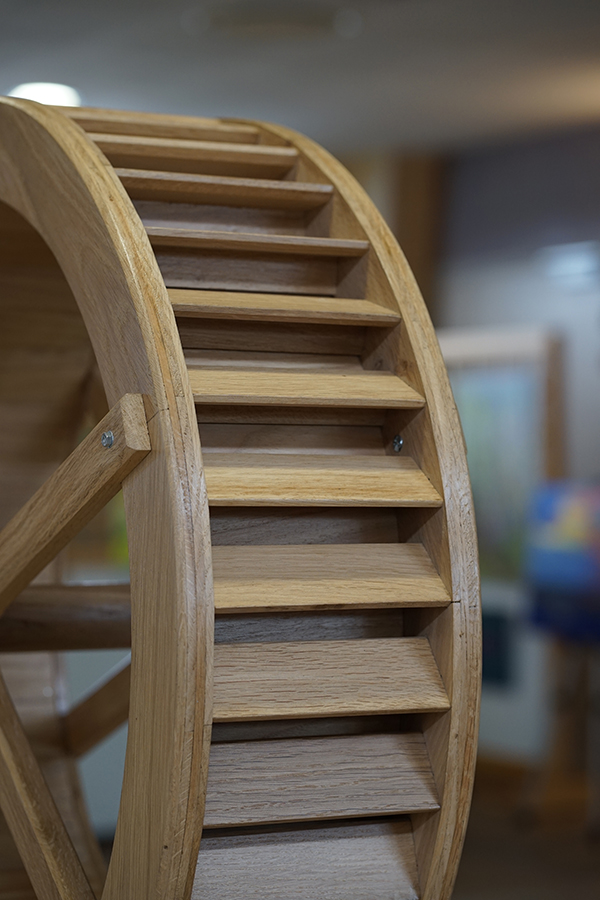 Reproduction roue moulin