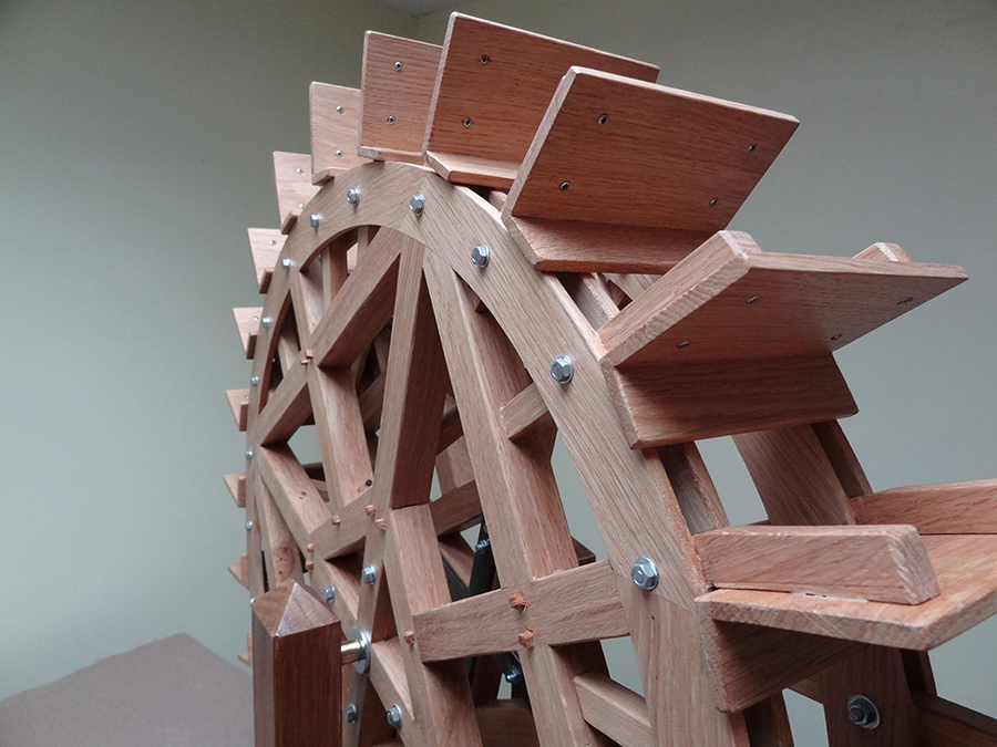 Roue moulin Argences