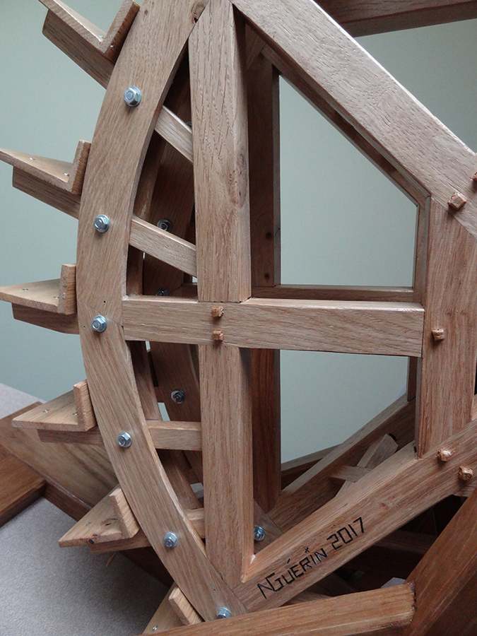 Reproduction roue moulin