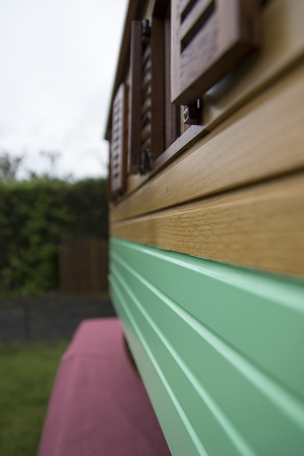 Charronnage roulotte gitane