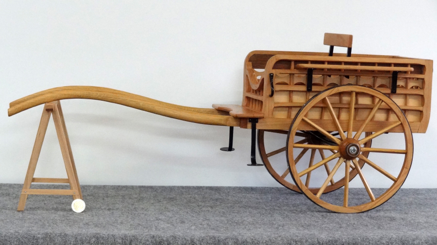 Reproduction miniature hippomobile la bayeusaine