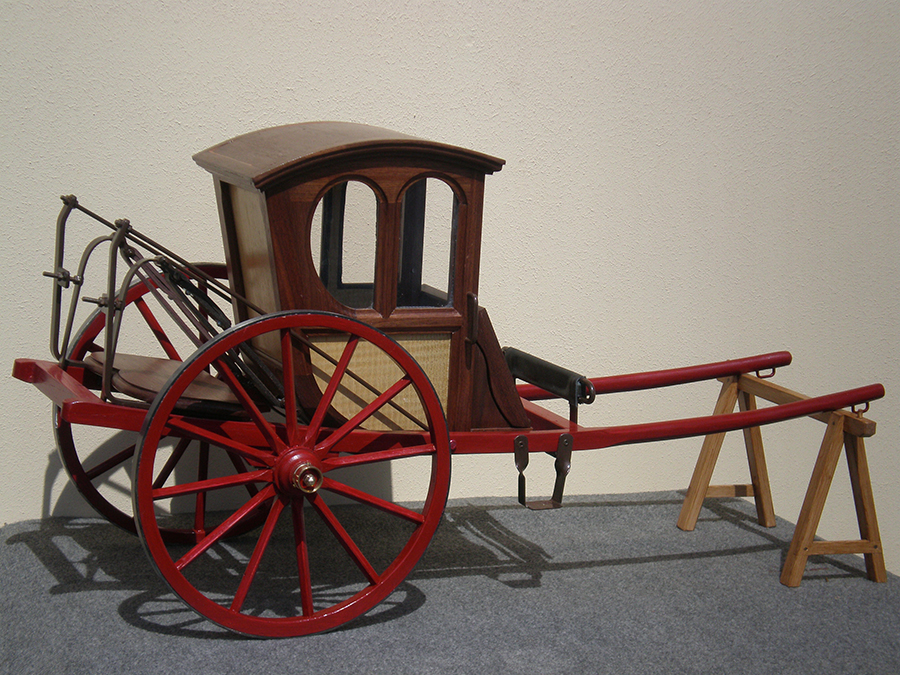 Reproduction miniature chaise de poste