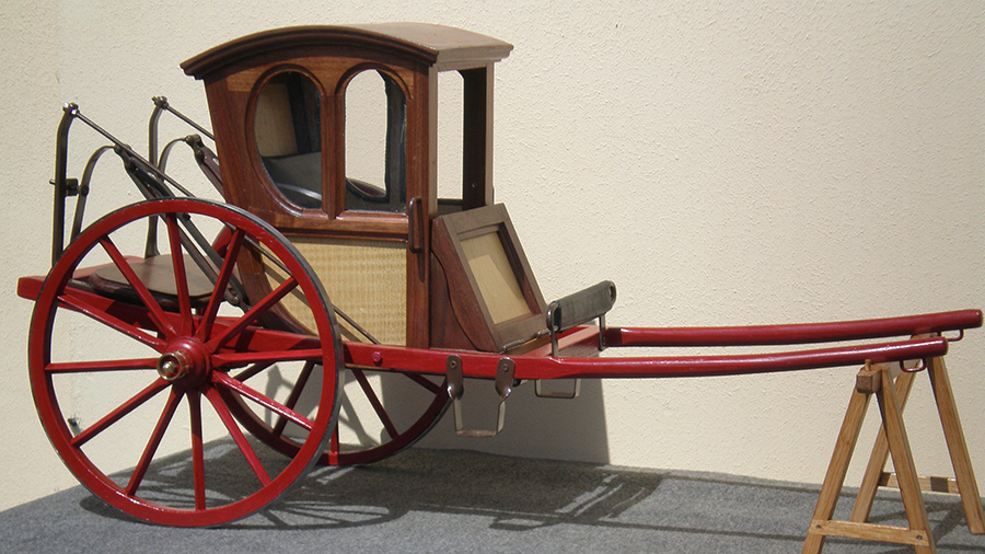 Reproduction miniature chaise de poste