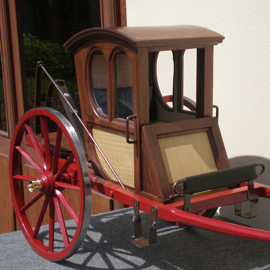 Reproduction miniature chaise de poste