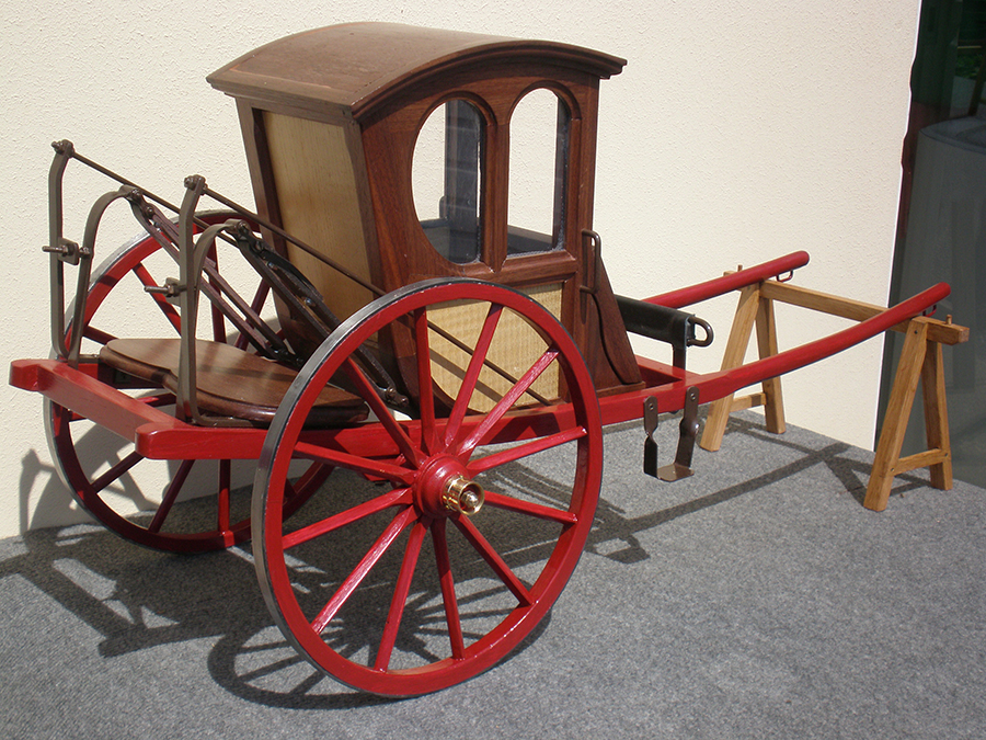 Reproduction miniature chaise de poste