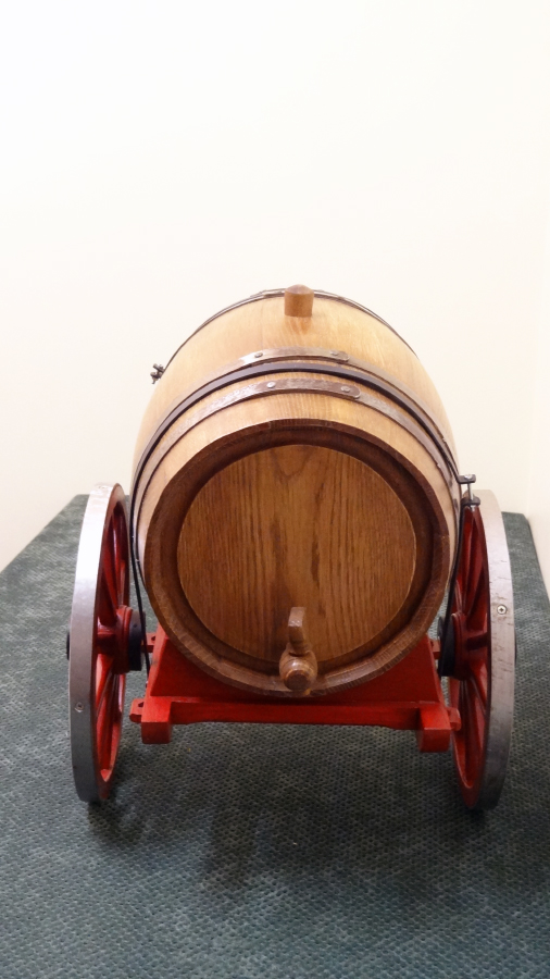 Reproduction miniature voiture hippomobile citerne