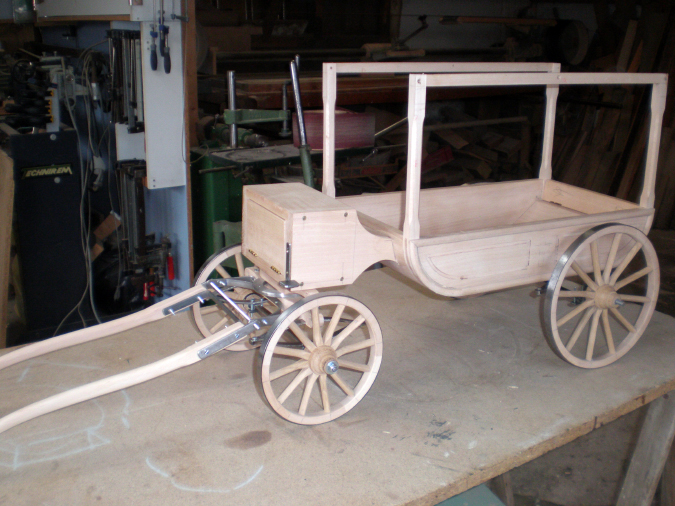 Réalisation d'un corbillard hippomobile 