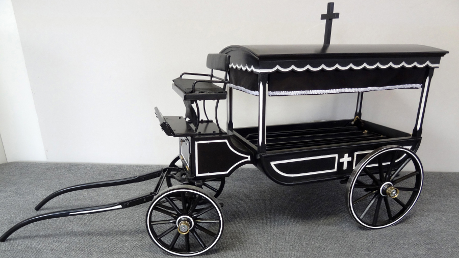 Reproduction hippomobile corbillard