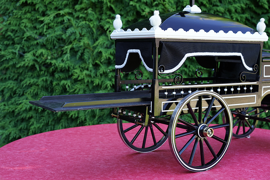 Reproduction hippomobile corbillard