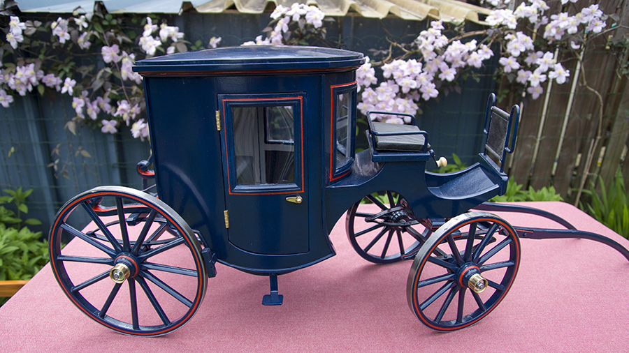 Reproduction miniature fiacre