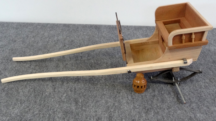 Réalisation hippomobile miniature gig commun