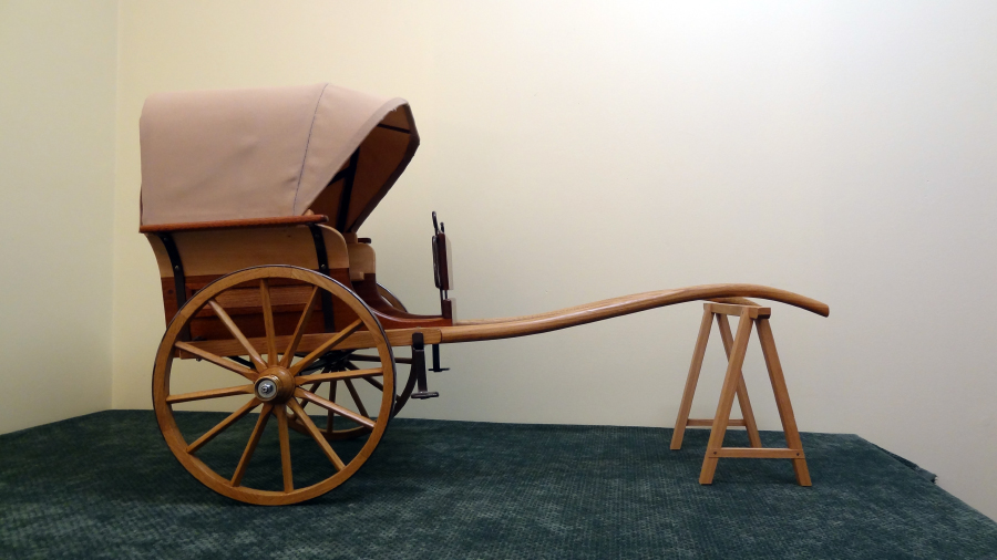 Reproduction miniature jardinière avec capote