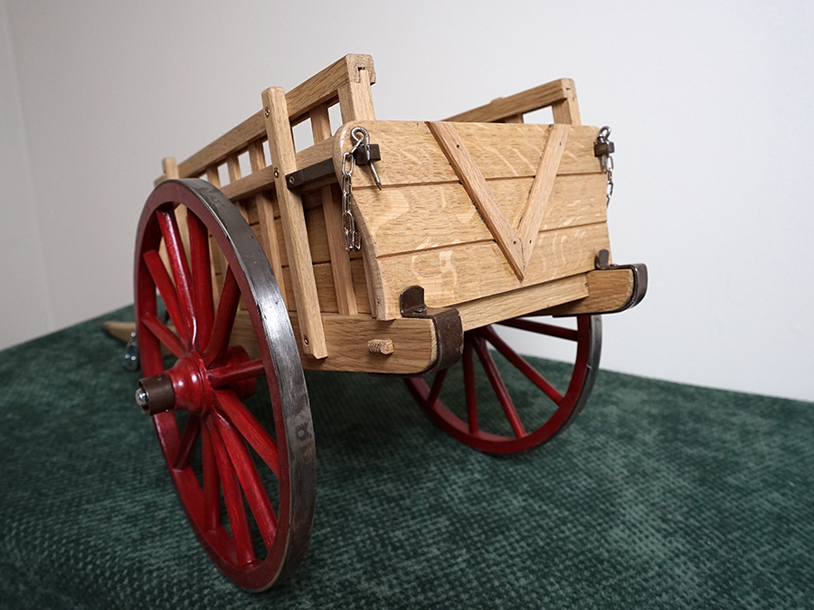 Reproduction tombereau Orléans hippomobile