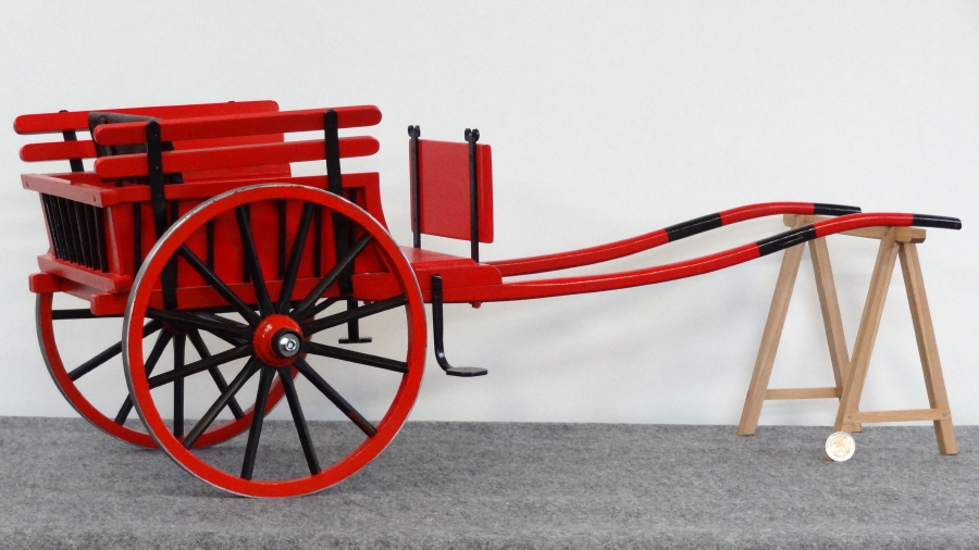 Reproduction miniature voiture à chèvre