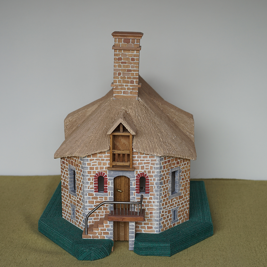 Reproduction chaumière maison du jardinier